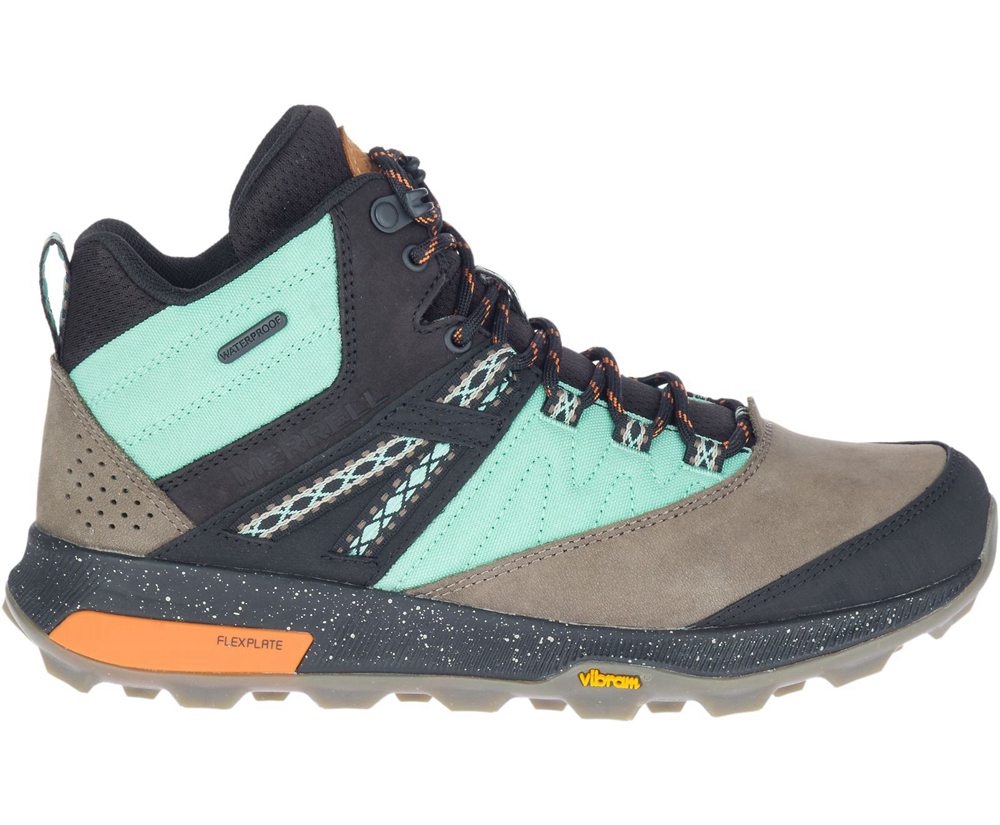Merrell Boots Multicolor - Zion Mid Waterproof X Unlikely Hikers Wide Width - Womens 23TCQPVEK
